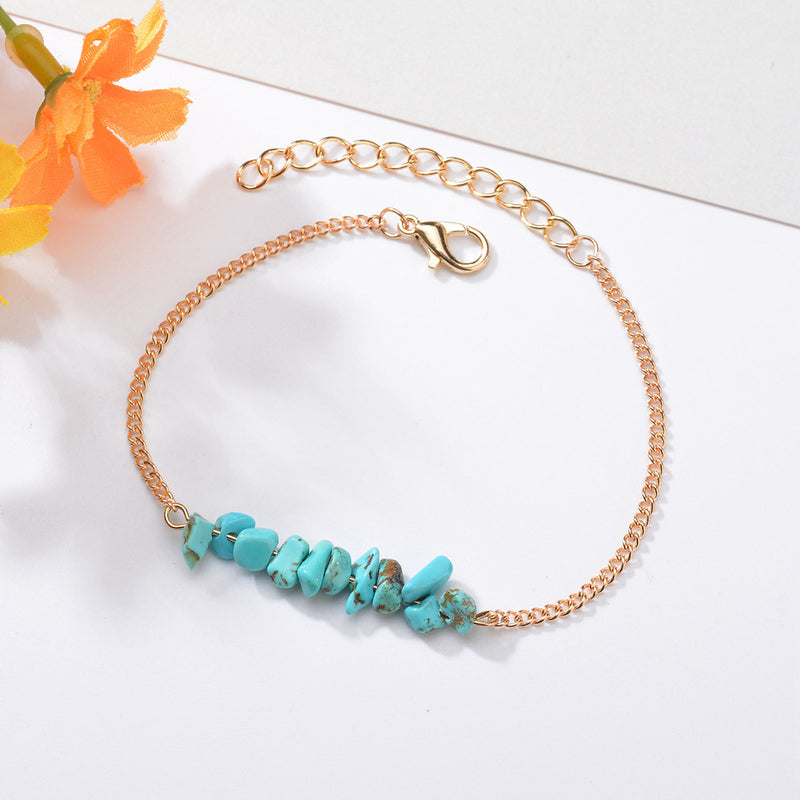 Color grain gravel bracelet