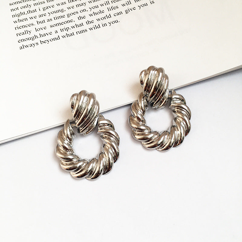 European and American alloy earrings