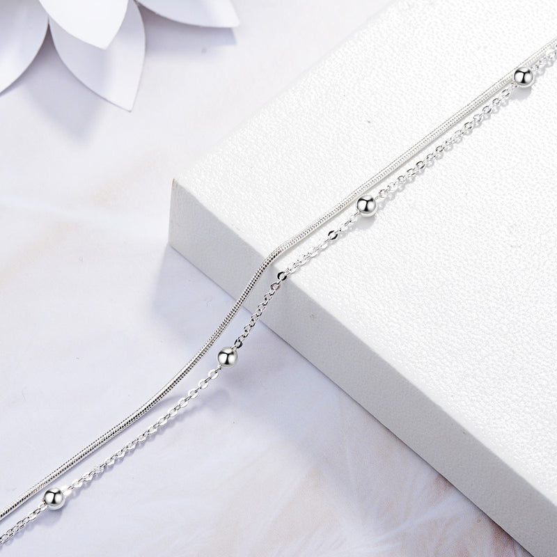 Beaded round bead bracelet