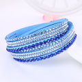 Korean velvet crystal bracelet