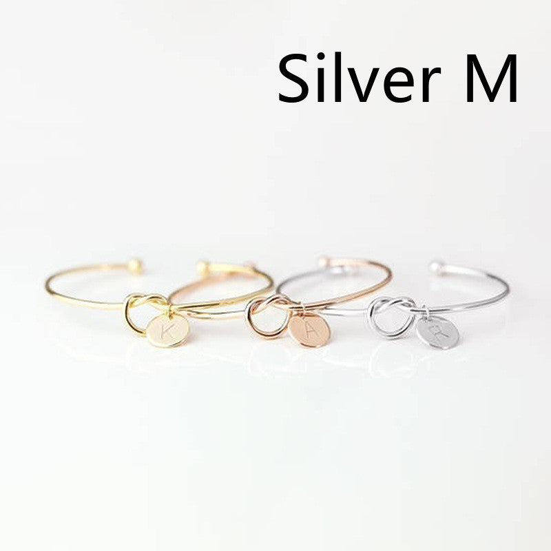 European And American Fashion Dead Knot Letter Bracelet