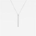 One word pendant simple stick necklace ，