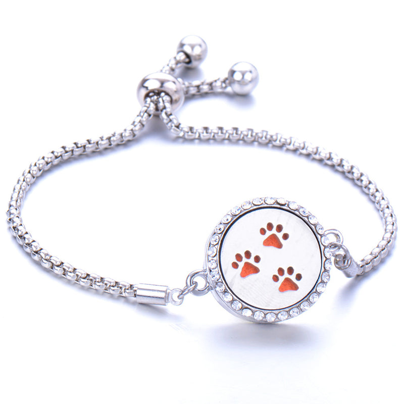 Essential oil diffusion bracelet