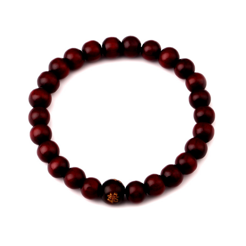 wooden beads bracelet