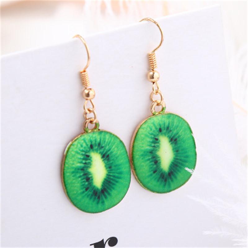 Summer Personality Lemon Earrings