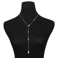 Waterdrop Pearl Tassel Pendant Back Chain