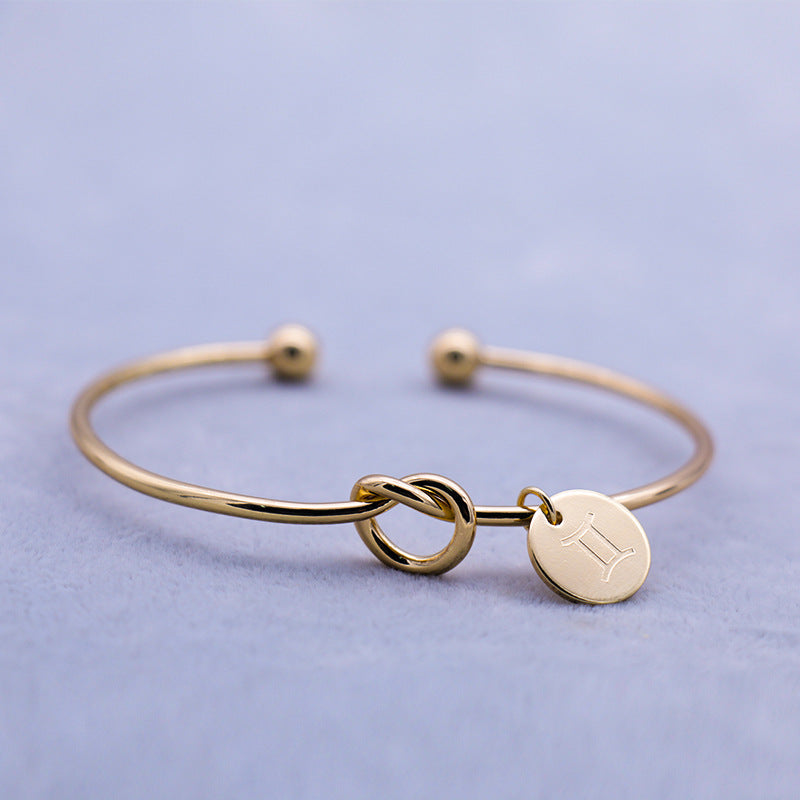 Twelve Constellation Couple Bracelet