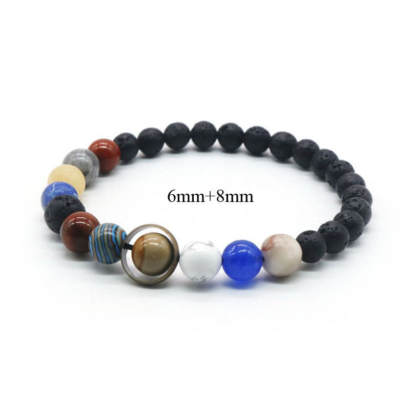 The eight planets of the universe solar system bracelet