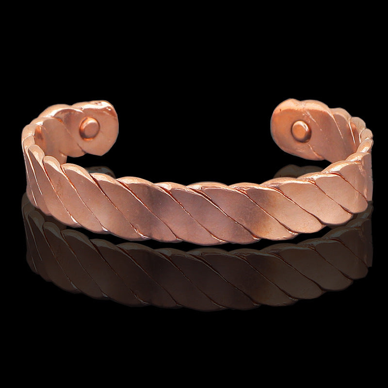Rose gold copper magnetic bracelet