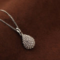 Fashion full diamond drop necklace