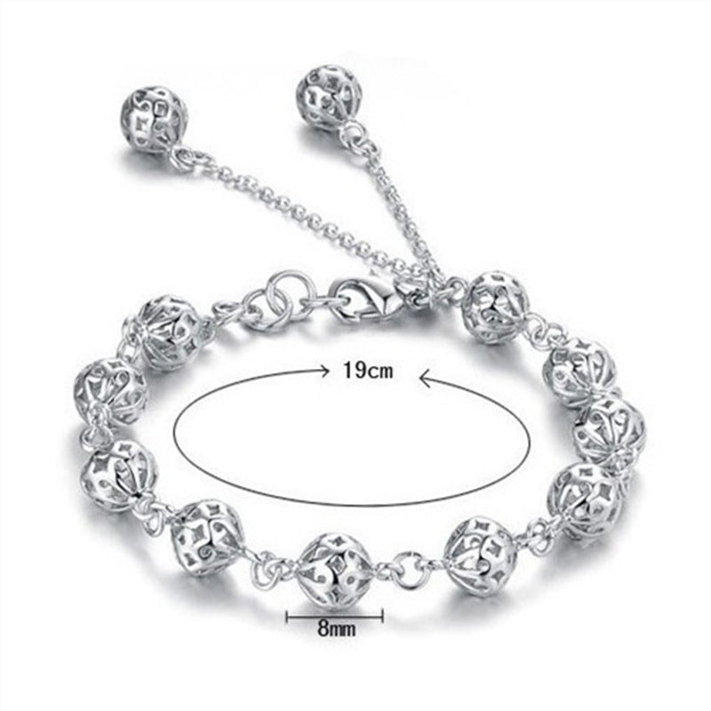 Hollow exquisite ball bracelet