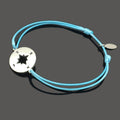 Compass Stainless Steel Charm Wish Bracelet