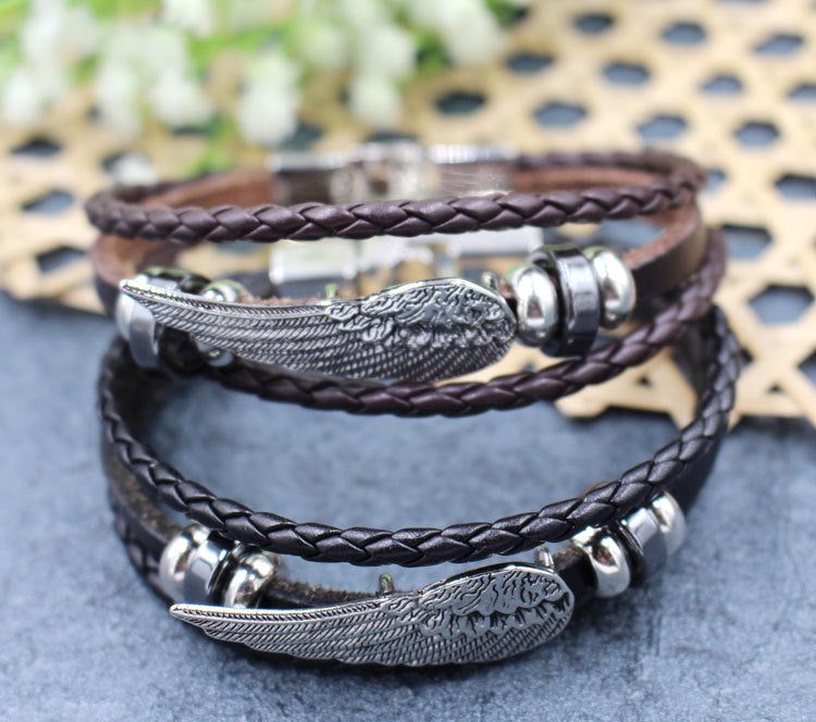 Cowhide Vintage Men's Leather Bracelet