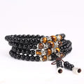Multi-loop multi-layer prayer beads bracelet