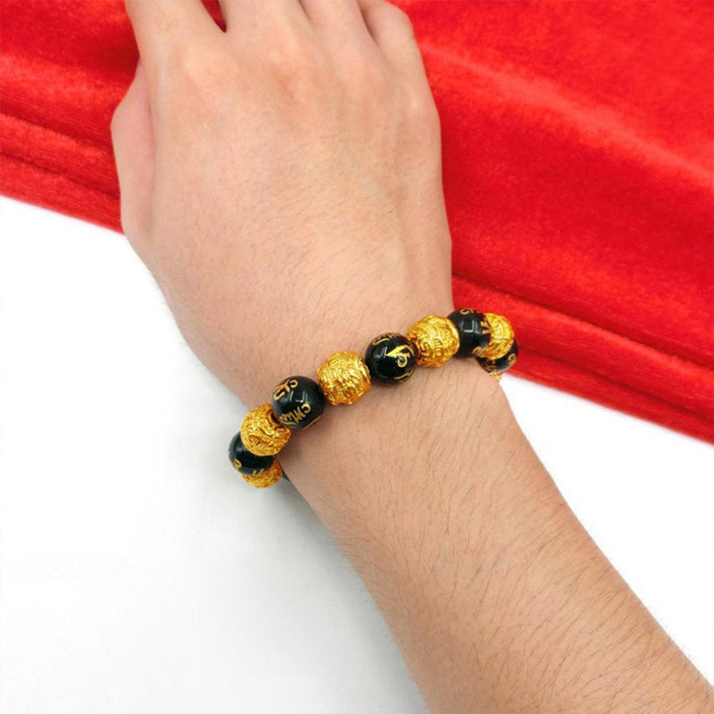 Obsidian Pixiu Bracelet