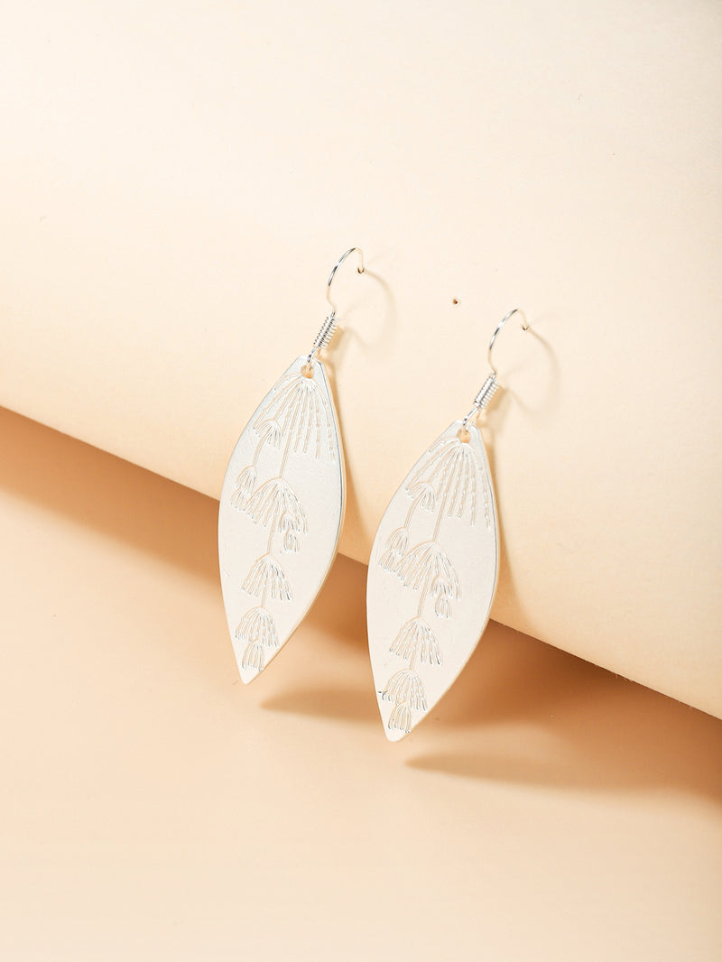 Personalized Solid Color Dual-use Short Earrings