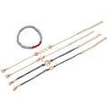 Simple Alloy Coconut Tree Love Braided Rope Bracelet Five-Piece Set