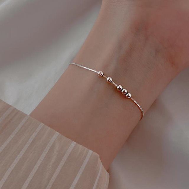 925 silver transfer beads bracelet