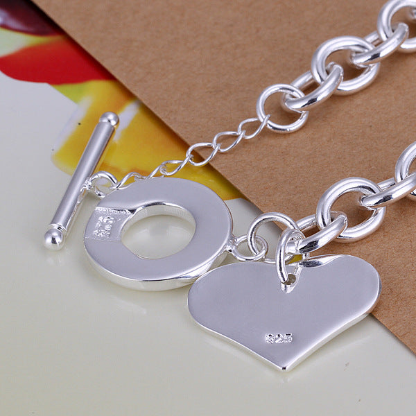 Korean version silver-plated bracelet