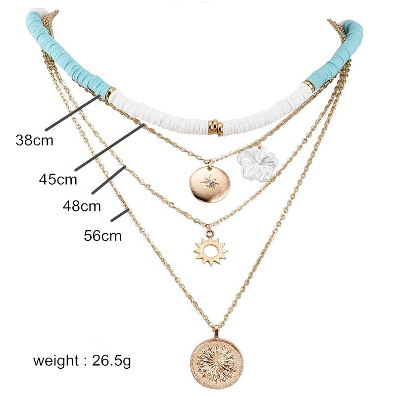 Flower Multilayer Women's Necklace