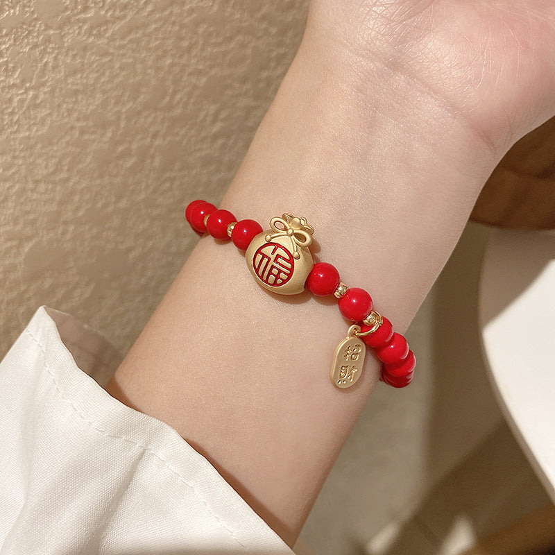 Year Of The Ox Transshipment Red String Bracelet