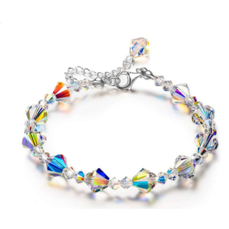 Geometric Trasparent Crystal Bracelet