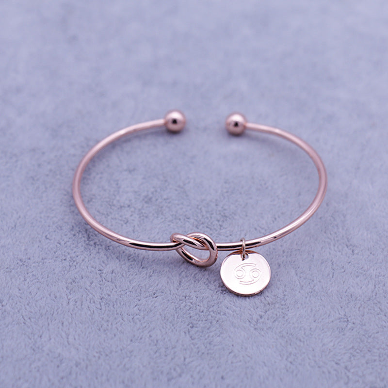 Twelve Constellation Couple Bracelet