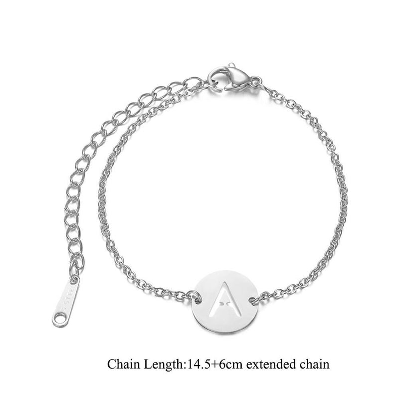 26 Letter Titanium Steel Bracelet