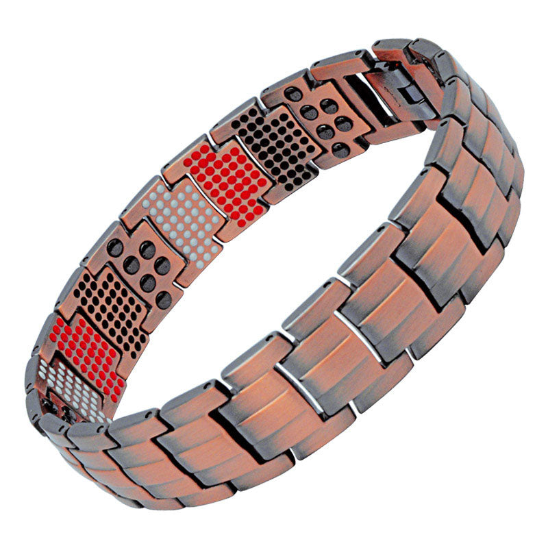 Red Bronze Therapy Magnetic Bracelet