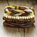 New retro woven combination set bracelet