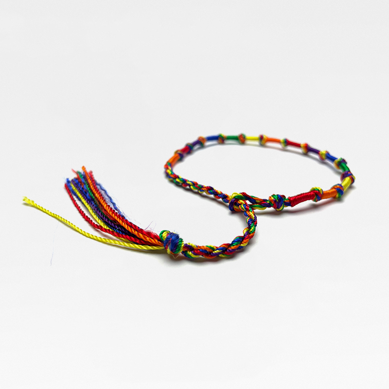 Jewelry Hand-woven Six-color Rainbow Bracelet