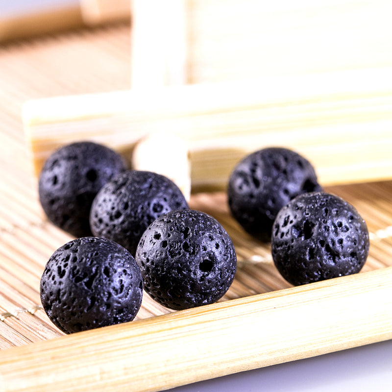 Volcanic stone loose beads