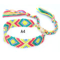 Colorful cotton hand-woven bracelet