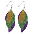 Multi-Layer Stitching Leather Earrings