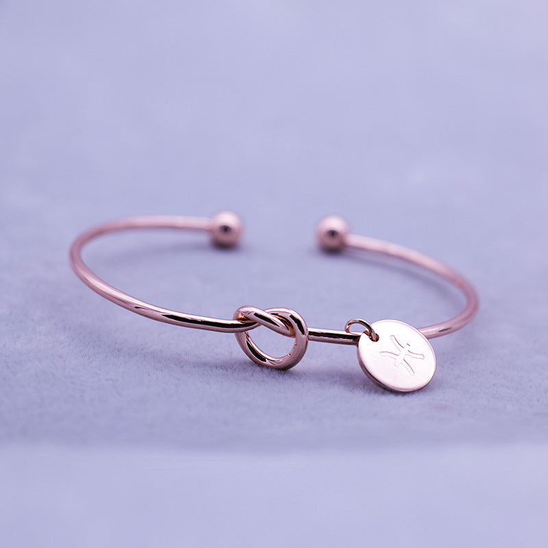 Twelve Constellation Couple Bracelet