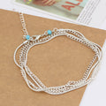 National style new wild multi-layer vintage bracelet anklet