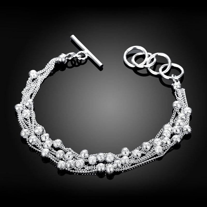 Six-line sand beads bracelet