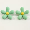 Sweet And Lovely Resin Flower Earrings