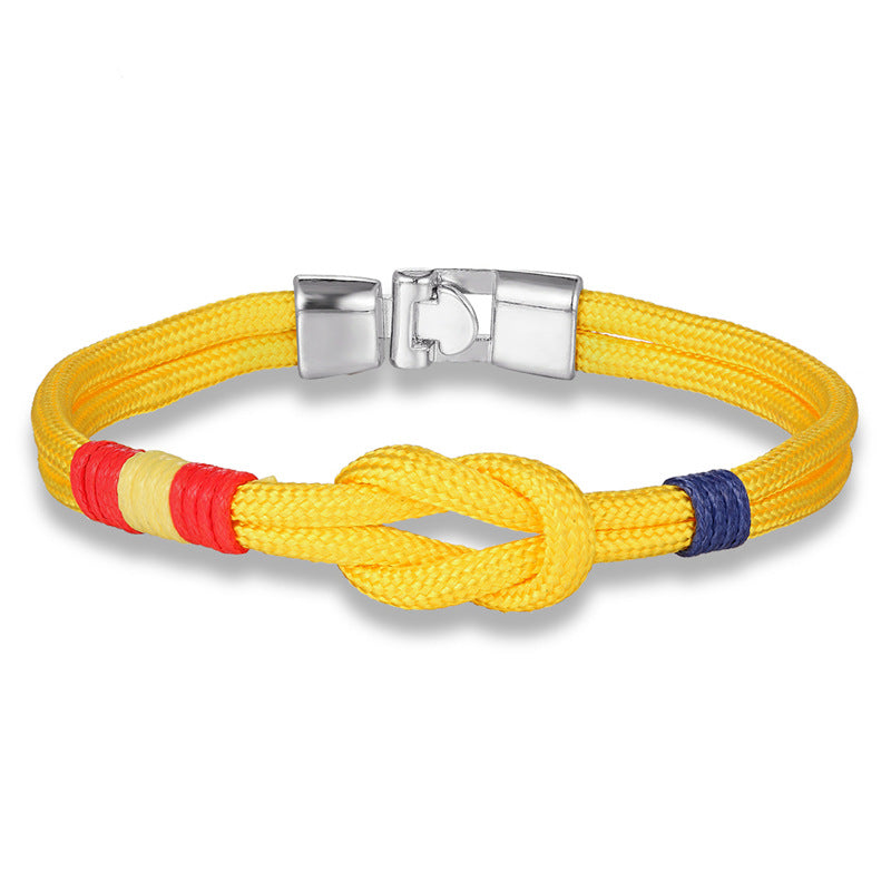 Men and women wear jewelry concentric knot bracelet