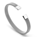 All-match bracelet with stainless steel mesh
