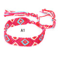 Colorful cotton hand-woven bracelet