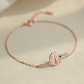 Simple And Sweet Diamond Moon & Little Prince Bracelet