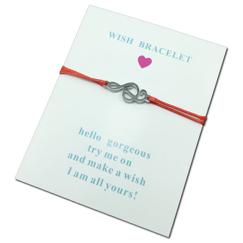 Stainless steel rope bracelet