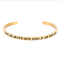 YOU'RE MY PERSON Lettering Bracelet