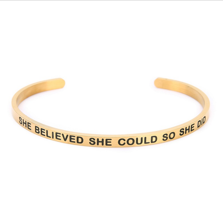 YOU'RE MY PERSON Lettering Bracelet