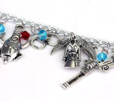 Charms Jewelry Series Supernatural Dean Winchester Sword Weapon Pendants Bracelets For Women Punk Bracelet Bangle