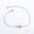 Stainless Steel Bracelet With Pineapple Charm