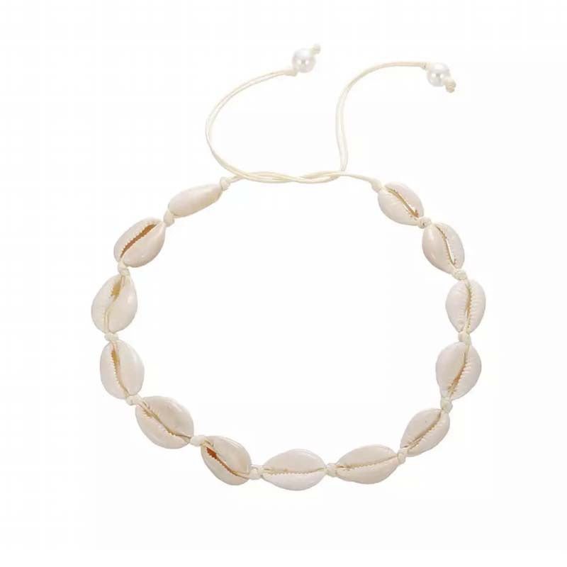 Hawaiian Fashion Personality Shell Woven All-match Necklace