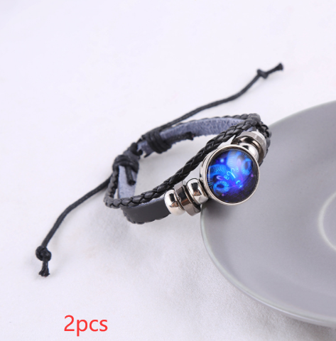 Creative Fashion Trend Twelve Constellation Luminous Bracelet