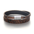 Multi-layer PU leather bracelet